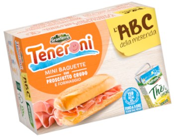 L’ABC con Mini Baguette al Prosciutto Crudo e Formaggio